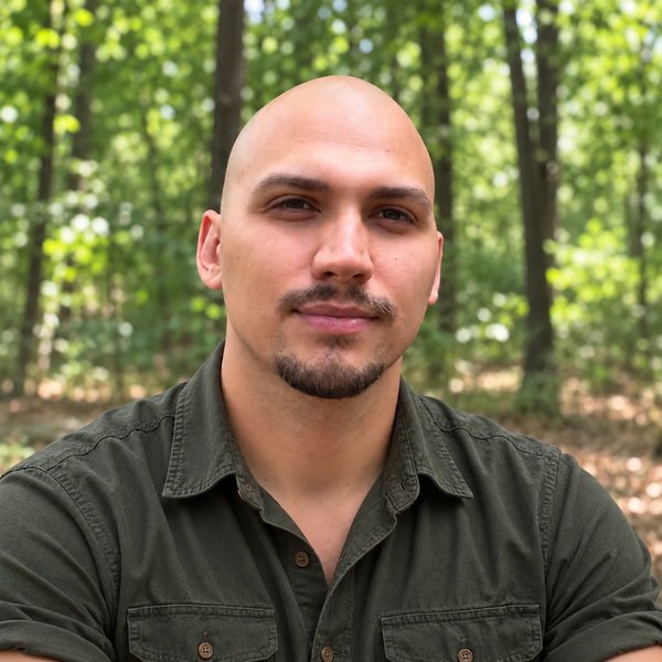 Antal Kiss, founder of WildWard, in a forest